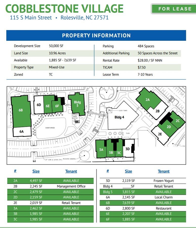115 S Main St, Rolesville, NC 27571 Cobblestone Village